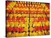 Yellow and orange paper lanterns-null-Stretched Canvas