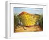 Yellow and Orange Rowboat-Karl Soderlund-Framed Premium Giclee Print