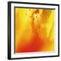 Yellow and Orange Swirling Abstract, c. 2008-Pier Mahieu-Framed Premium Giclee Print