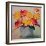 Yellow and Pink Flowers-Kristy Andrews-Framed Art Print