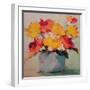 Yellow and Pink Flowers-Kristy Andrews-Framed Art Print