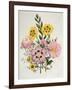 Yellow and Pink Mixed Flowers-Edward Burne-Jones-Framed Giclee Print