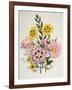 Yellow and Pink Mixed Flowers-Edward Burne-Jones-Framed Giclee Print