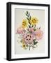 Yellow and Pink Mixed Flowers-Edward Burne-Jones-Framed Giclee Print