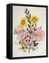 Yellow and Pink Mixed Flowers-Edward Burne-Jones-Framed Stretched Canvas