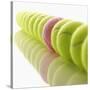 Yellow and Pink Tennis Balls-null-Stretched Canvas