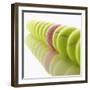 Yellow and Pink Tennis Balls-null-Framed Photographic Print