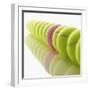 Yellow and Pink Tennis Balls-null-Framed Photographic Print