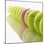 Yellow and Pink Tennis Balls-null-Mounted Photographic Print