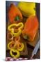 Yellow and Red Peppers or Bell Pepper, or Sweet Pepper, Cuisine-Nico Tondini-Mounted Photographic Print