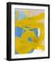 Yellow Aura-null-Framed Art Print