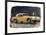 Yellow Austin Healy Sprite-null-Framed Art Print