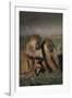 Yellow Baboons and Baby-DLILLC-Framed Photographic Print