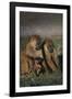 Yellow Baboons and Baby-DLILLC-Framed Photographic Print