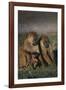 Yellow Baboons and Baby-DLILLC-Framed Photographic Print