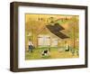 Yellow Barn-Cheryl Bartley-Framed Giclee Print