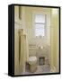 Yellow Bathroom-null-Framed Stretched Canvas