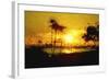 Yellow Beach - In the Style of Oil Painting-Philippe Hugonnard-Framed Giclee Print