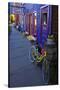 Yellow Bicycle, Silverton, Colorado-George Oze-Stretched Canvas