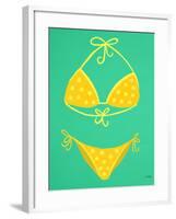 Yellow Bikini Mint-Cat Coquillette-Framed Giclee Print