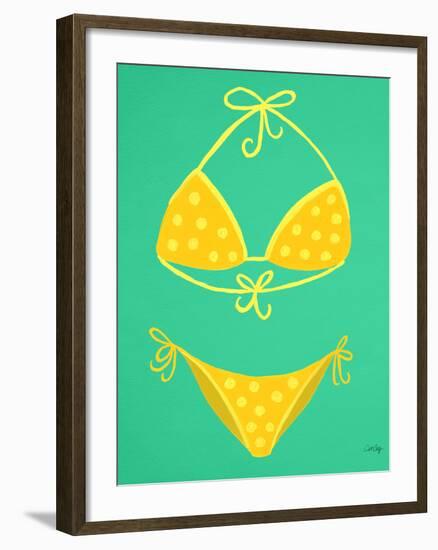 Yellow Bikini Mint-Cat Coquillette-Framed Giclee Print