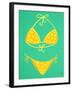 Yellow Bikini Mint-Cat Coquillette-Framed Giclee Print