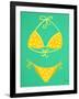 Yellow Bikini Mint-Cat Coquillette-Framed Giclee Print