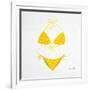 Yellow Bikini White-Cat Coquillette-Framed Giclee Print