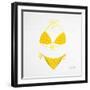 Yellow Bikini White-Cat Coquillette-Framed Giclee Print