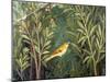 Yellow Bird, Decoration of the House of the Golden Bracelet-null-Mounted Art Print