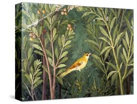 Yellow Bird, Decoration of the House of the Golden Bracelet-null-Stretched Canvas