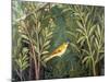 Yellow Bird, Decoration of the House of the Golden Bracelet-null-Mounted Art Print