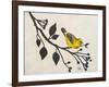 Yellow Bird On the Branch I-Patricia Pinto-Framed Art Print