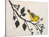 Yellow Bird On the Branch I-Patricia Pinto-Stretched Canvas