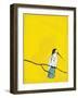 Yellow Bird-Jace Grey-Framed Art Print