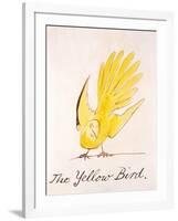 Yellow Bird-Edward Lear-Framed Giclee Print