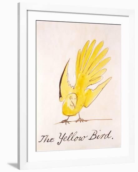 Yellow Bird-Edward Lear-Framed Giclee Print