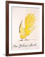 Yellow Bird-Edward Lear-Framed Giclee Print