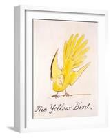 Yellow Bird-Edward Lear-Framed Giclee Print