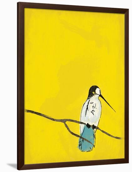 Yellow Bird-Jace Grey-Framed Art Print