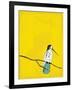 Yellow Bird-Jace Grey-Framed Art Print