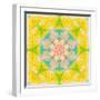 Yellow Blossom Mandala-Alaya Gadeh-Framed Photographic Print