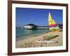 Yellow Boat, Pebble Beach, Barbados, West Indies, Caribbean, Central America-Lightfoot Jeremy-Framed Photographic Print