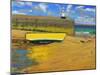 Yellow Boat, St Ives-Andrew Macara-Mounted Giclee Print