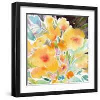 Yellow Bouquet-Sheila Golden-Framed Art Print