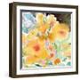 Yellow Bouquet-Sheila Golden-Framed Art Print