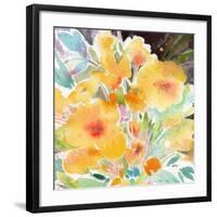 Yellow Bouquet-Sheila Golden-Framed Art Print