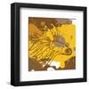 Yellow-Brown Fish-Irena Orlov-Framed Art Print