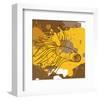 Yellow-Brown Fish-Irena Orlov-Framed Art Print