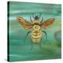 Yellow Bumble Bee-Gigi Begin-Stretched Canvas